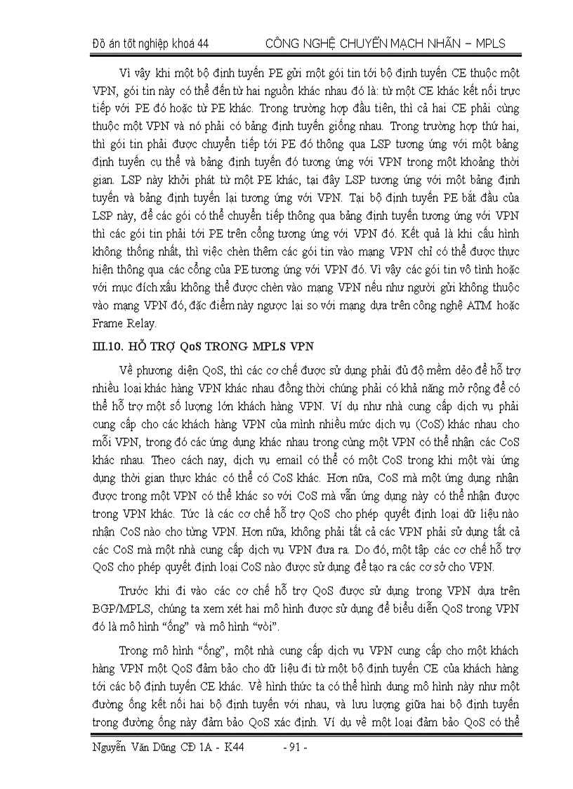 image for page Công Nghệ chuyển mạch nhãn đa giao thức MultiPotocol Label Switching MPLS