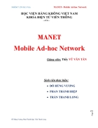 MANET Mobile Ad hoc Network