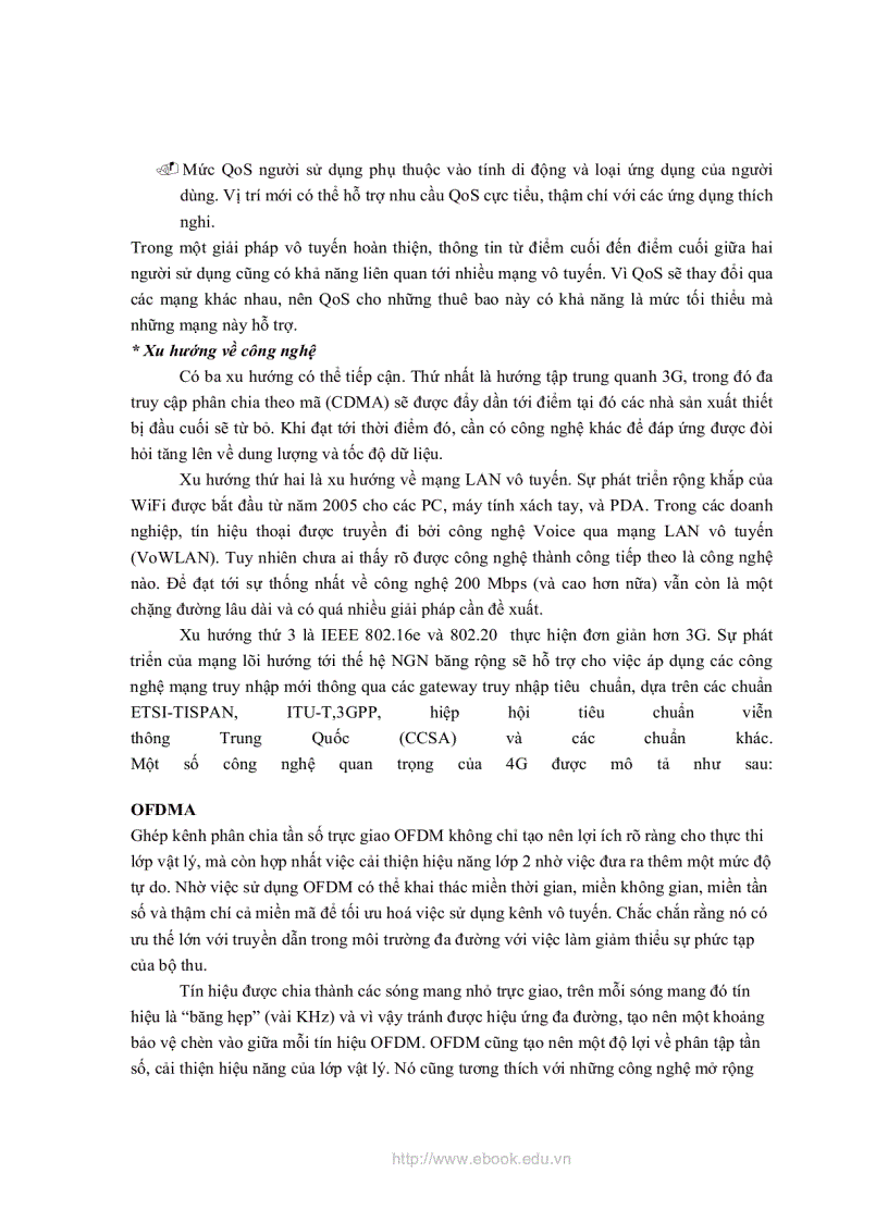 image for page Nghiên cứu ứng dụng công nghệ 4G cho mạng di động di động Viettel Mobile