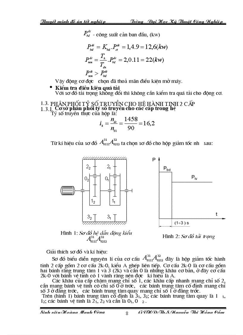 image for page Thiết kế hệ dẫn động môtơ hộp giảm tốc bánh răng hành tinh và lập quy trình công nghệ gia công bánh răng trung tâm Z31 bản vẽ