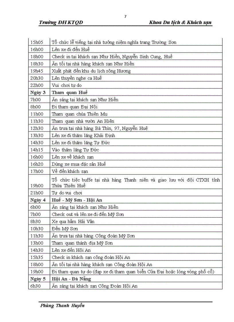 image for page Báo cáo chuyến đi du lịch thực tế