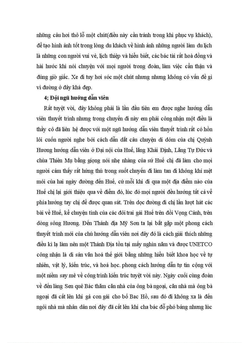 image for page Bài thu hoạch về chuyến du lịch thực tế Hà Nội Phong Nha Huế Hội An Quê Bác