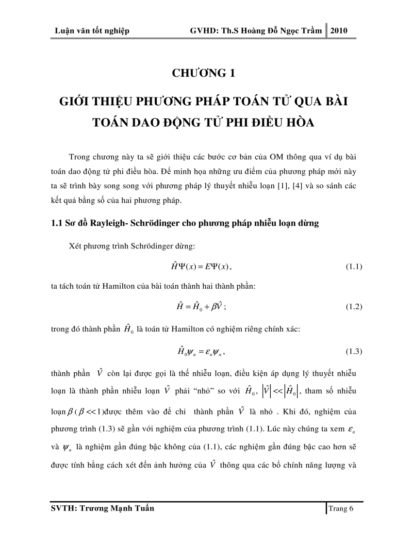 image for page Phương pháp toán tử cho bài toán exciton hai chiều