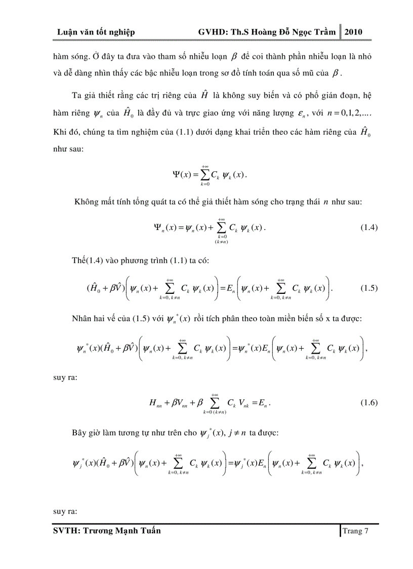 image for page Phương pháp toán tử cho bài toán exciton hai chiều