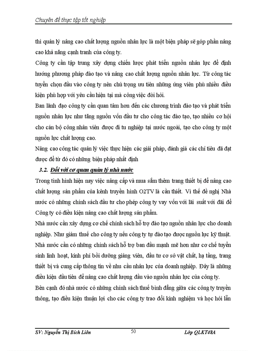 image for page Một số giải pháp quản lý nhằm nâng cao chất lượng nguồn nhân lực tại Công ty Cổ phần Truyền thông Smedia O2TV