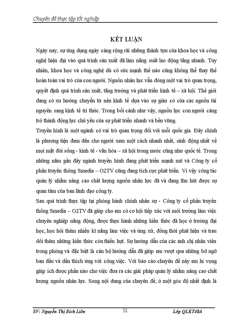 image for page Một số giải pháp quản lý nhằm nâng cao chất lượng nguồn nhân lực tại Công ty Cổ phần Truyền thông Smedia O2TV