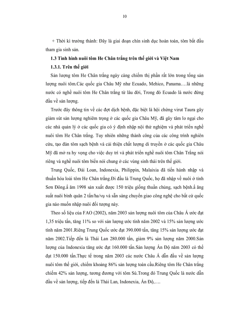 image for page Tìm hiểu quy trình sản xuất giống tôm He Chân trắng Penaeus vannamei Boone 1931 tại vĩnh tân tuy phong bình thuận