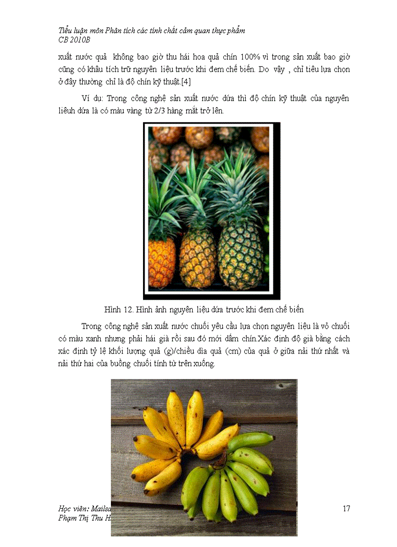 image for page Màu sắc của nước quả các yếu tố ảnh hưởng