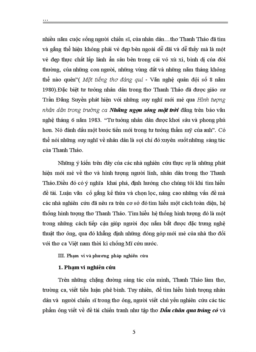 image for page Hình tượng nhân dân và người chiến sĩ trong thơ Thanh Thảo