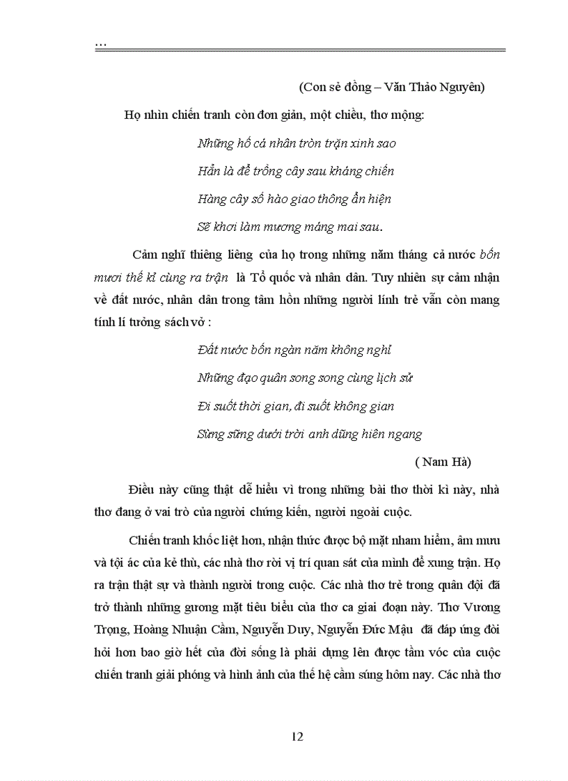 image for page Hình tượng nhân dân và người chiến sĩ trong thơ Thanh Thảo