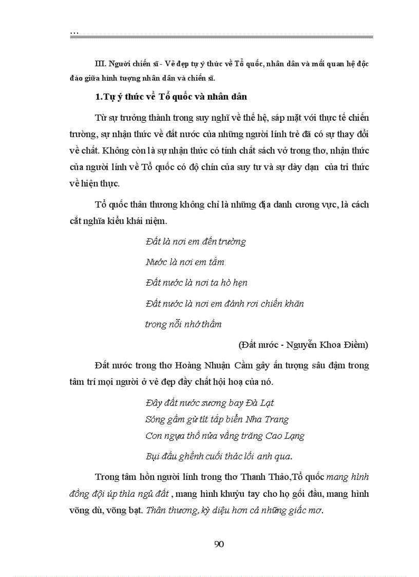 image for page Hình tượng nhân dân và người chiến sĩ trong thơ Thanh Thảo