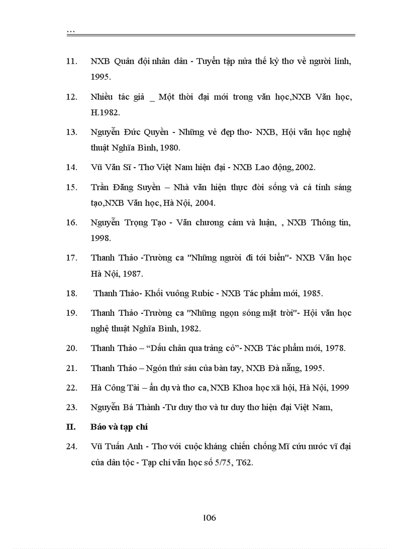 image for page Hình tượng nhân dân và người chiến sĩ trong thơ Thanh Thảo