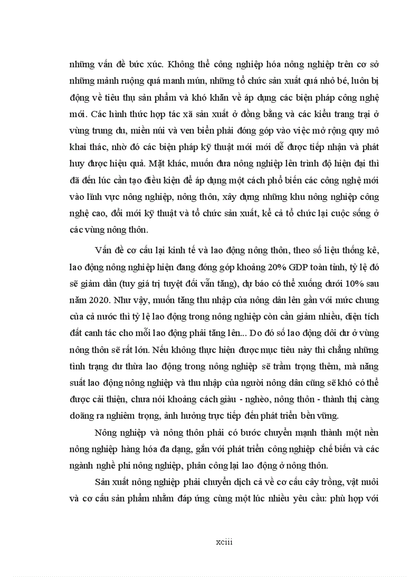 image for page Tác động của chính sách đất đai đến việc sử dụng đất nông nghiệp và đề xuất phương án sử dụng đất nông nghiệp đến năm 2015 tại tỉnh Nam Định