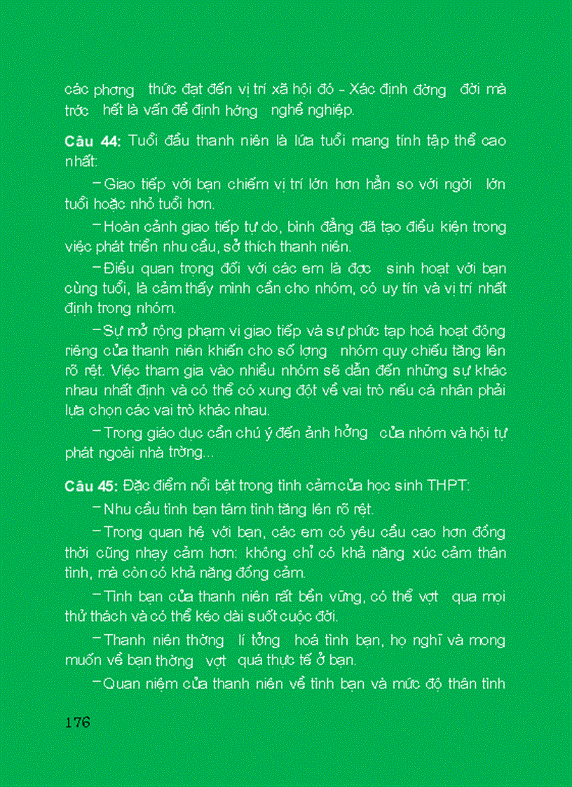 image for page Câu hỏi trắc nghiệm lứa tuổi và sư phạm