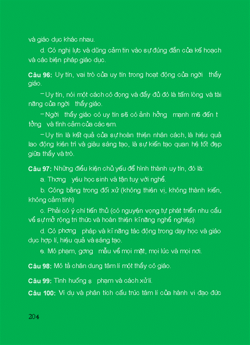 image for page Câu hỏi trắc nghiệm lứa tuổi và sư phạm