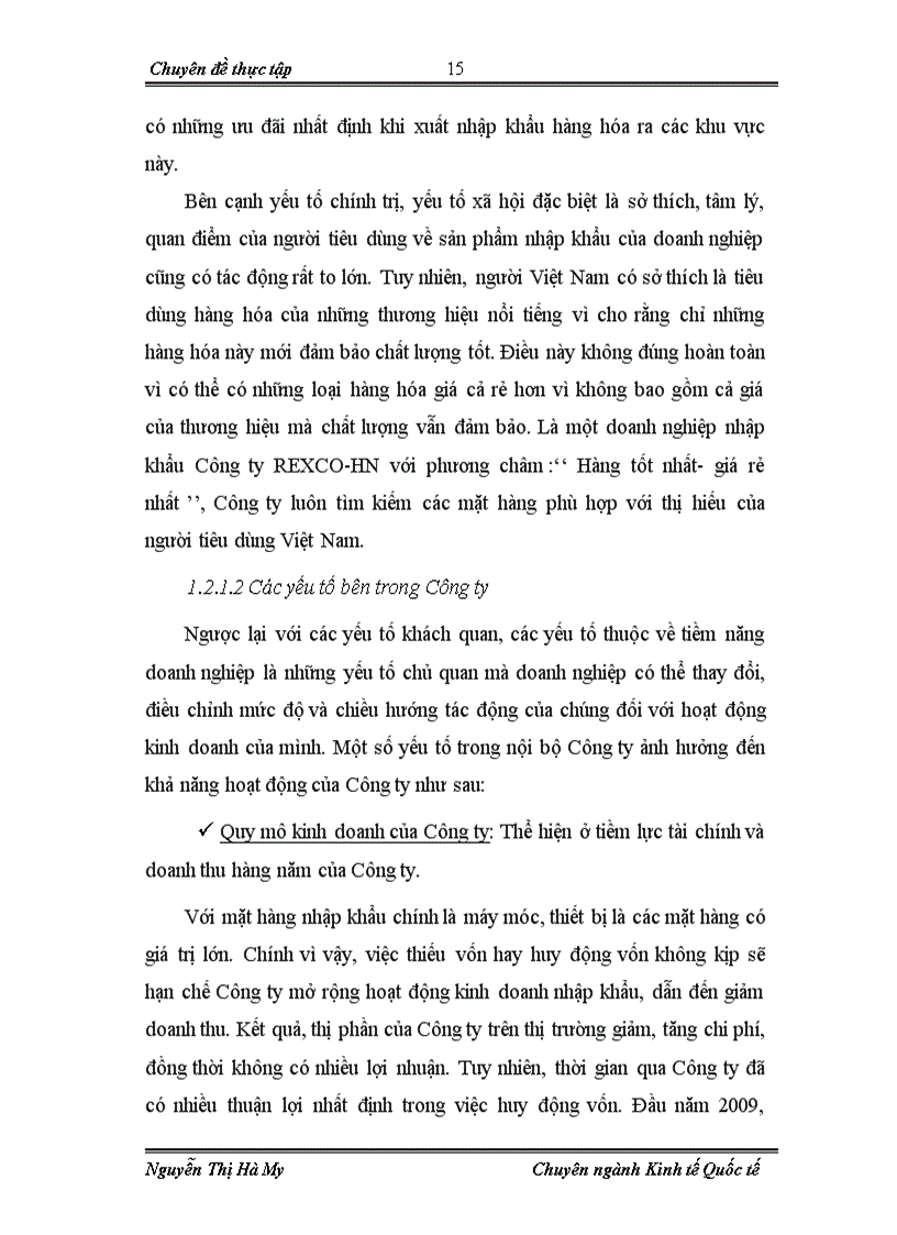 image for page Hoạt động nhập khẩu máy móc thiết bị tại chi nhánh Công ty cổ phần xuất nhập khẩu vật tư kỹ thuật REXCO HN