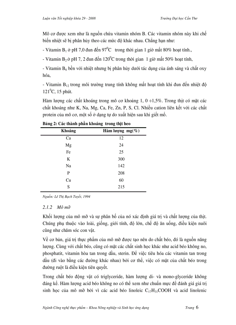 image for page Khảo sát hàn the và chất lượng thực tế của chả lụa trên địa bàn tỉnh Trà Vinh