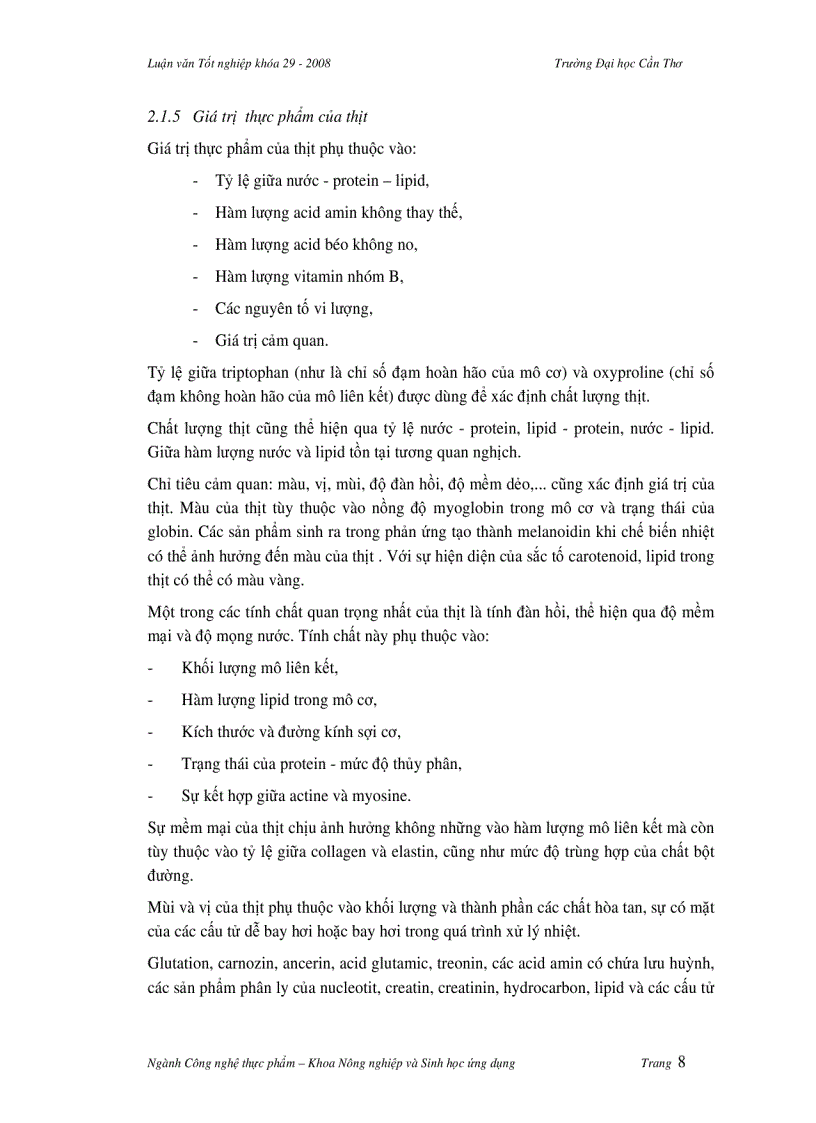 image for page Khảo sát hàn the và chất lượng thực tế của chả lụa trên địa bàn tỉnh Trà Vinh