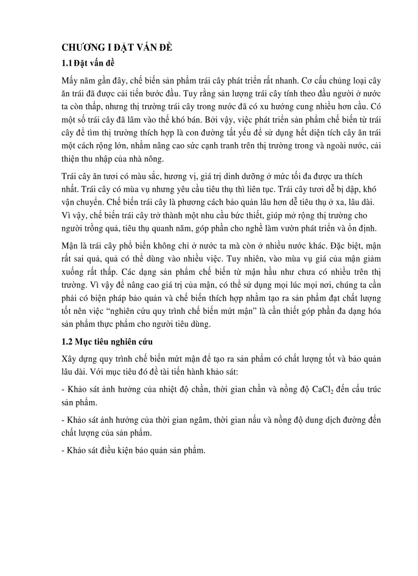 image for page Nghiên cứu quy trình chế biến mứt mận