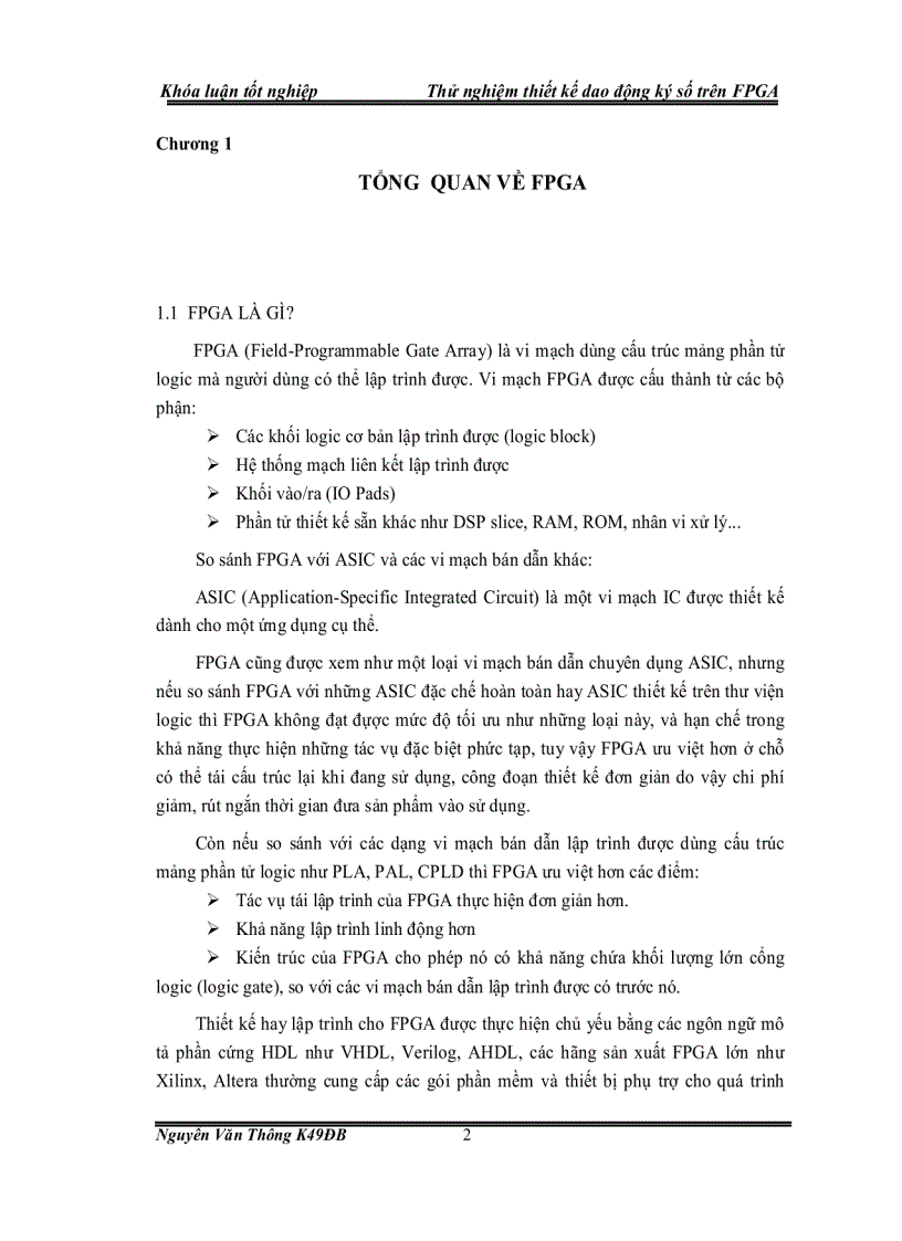 image for page Tổng quan về FPGA