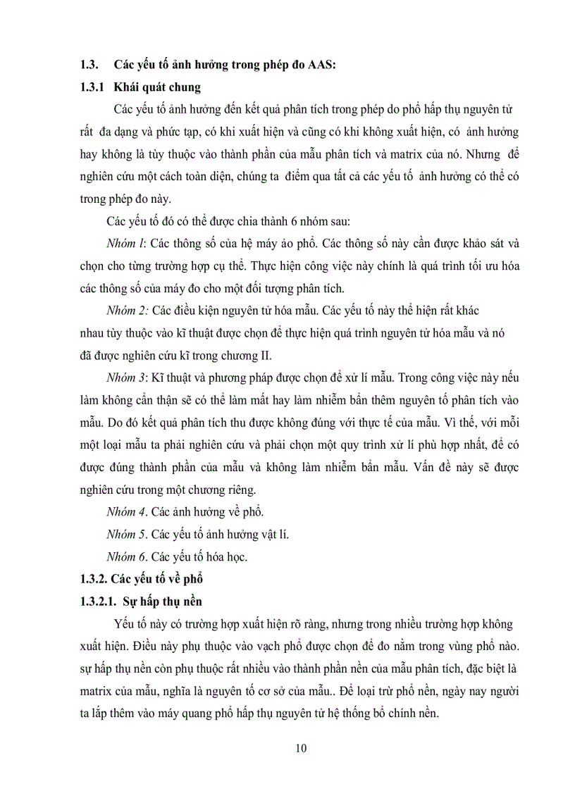 image for page Phương pháp Phân tích phổ hấp thụ nguyên tử