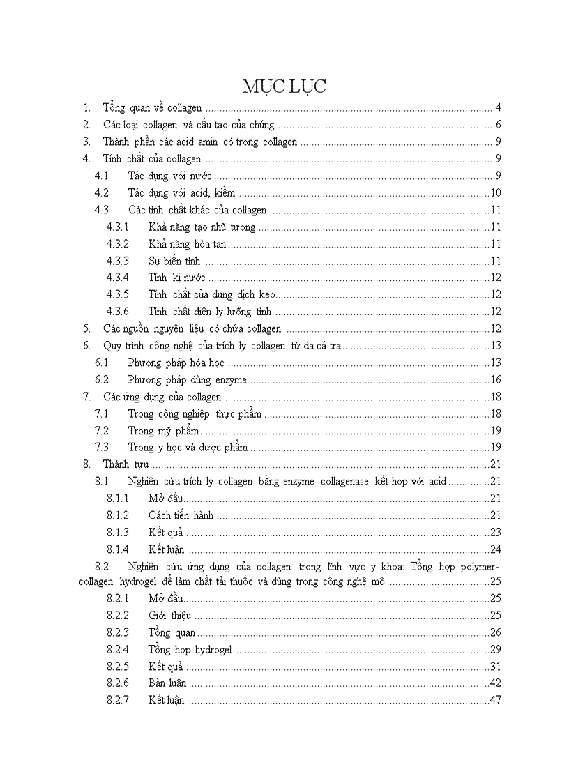 image for page Trích ly Collagen và ứng dụng