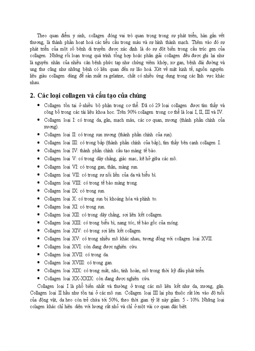 image for page Trích ly Collagen và ứng dụng
