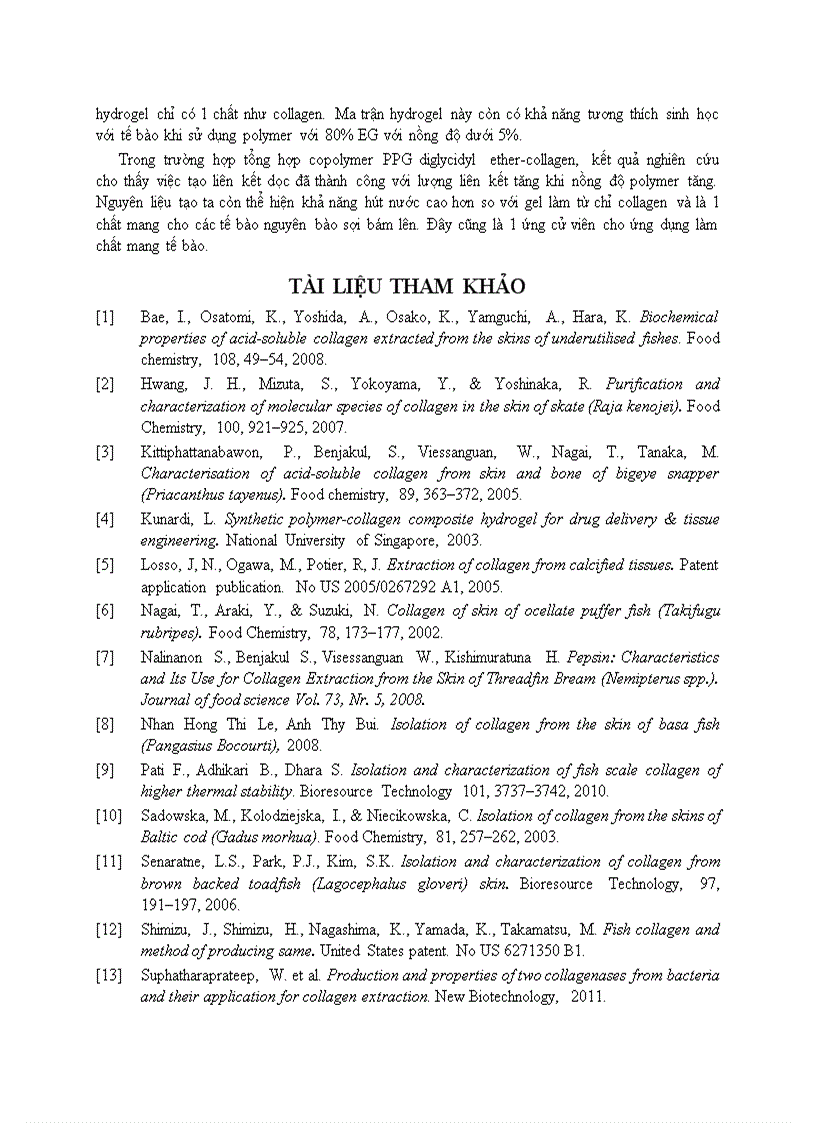 image for page Trích ly Collagen và ứng dụng