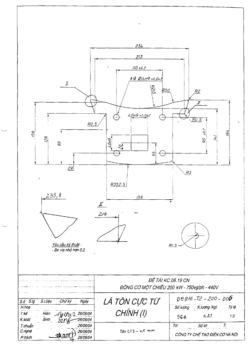 image for page Quy trình công nghệ chế tạo động cơ điện một chiều 200kW 750vg Ph 440v