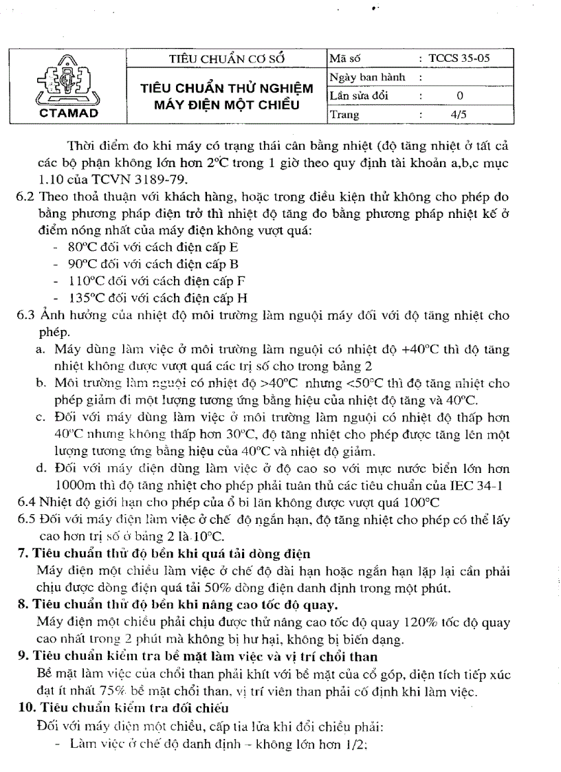 image for page Tiêu chuẩn thử nghiệm máy điện một chiều công suất đến 200kW