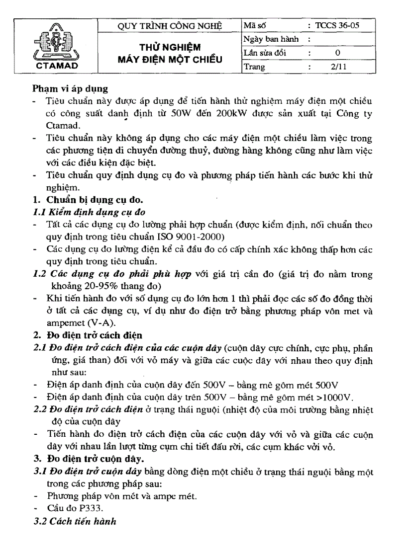 image for page Tiêu chuẩn thử nghiệm máy điện một chiều công suất đến 200kW