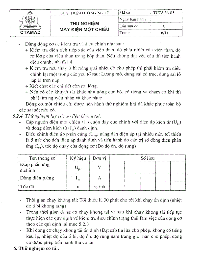image for page Tiêu chuẩn thử nghiệm máy điện một chiều công suất đến 200kW