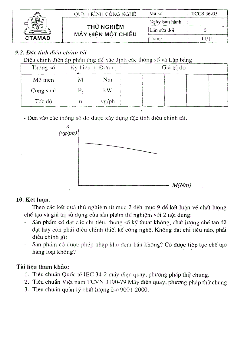 image for page Tiêu chuẩn thử nghiệm máy điện một chiều công suất đến 200kW