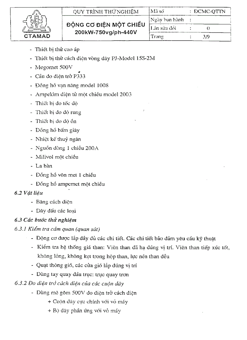 image for page Tiêu chuẩn thử nghiệm máy điện một chiều công suất đến 200kW