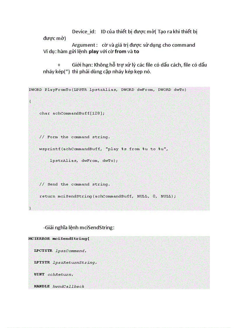 image for page Lập trình C GUI Chơi nhạc và video vơi thư viện MCI của Microsoft