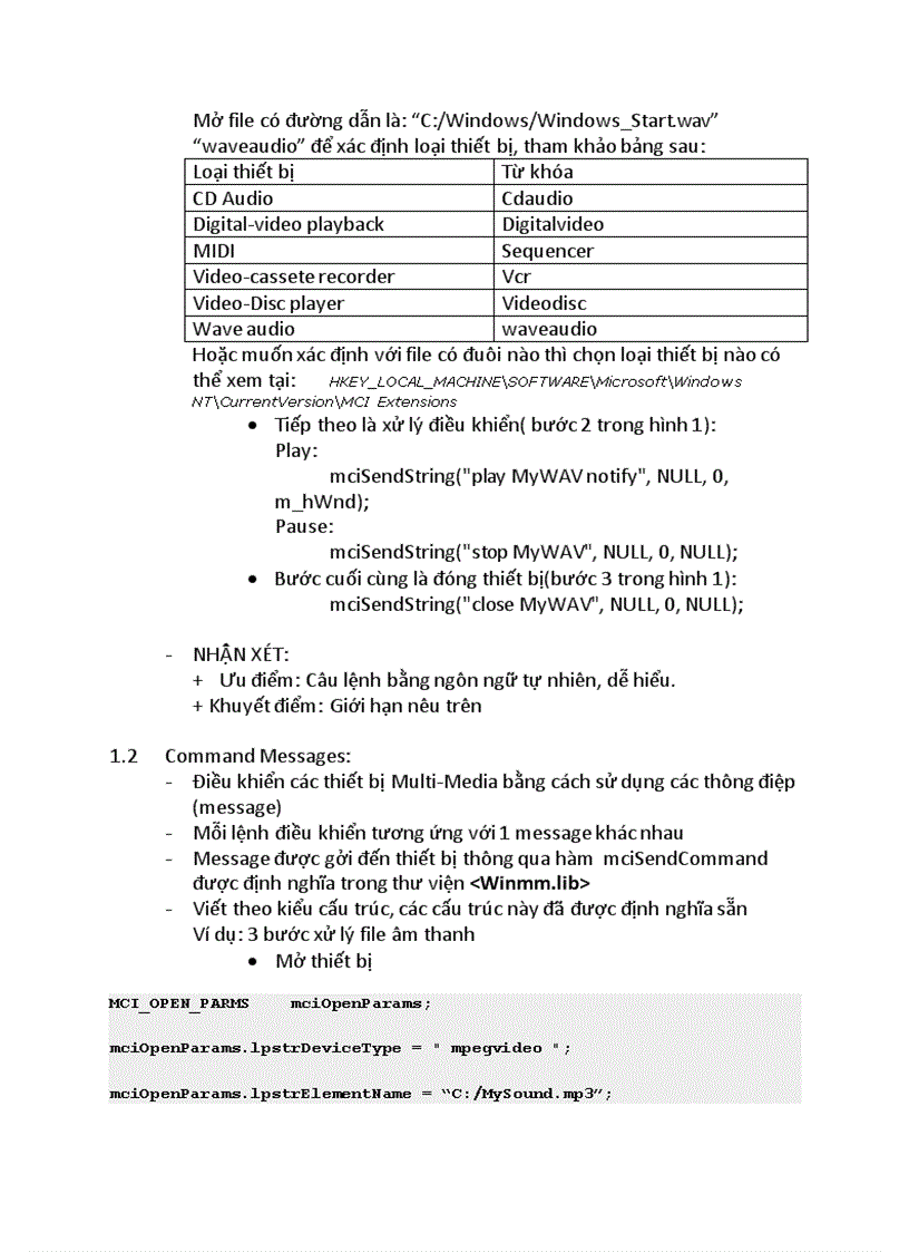 image for page Lập trình C GUI Chơi nhạc và video vơi thư viện MCI của Microsoft