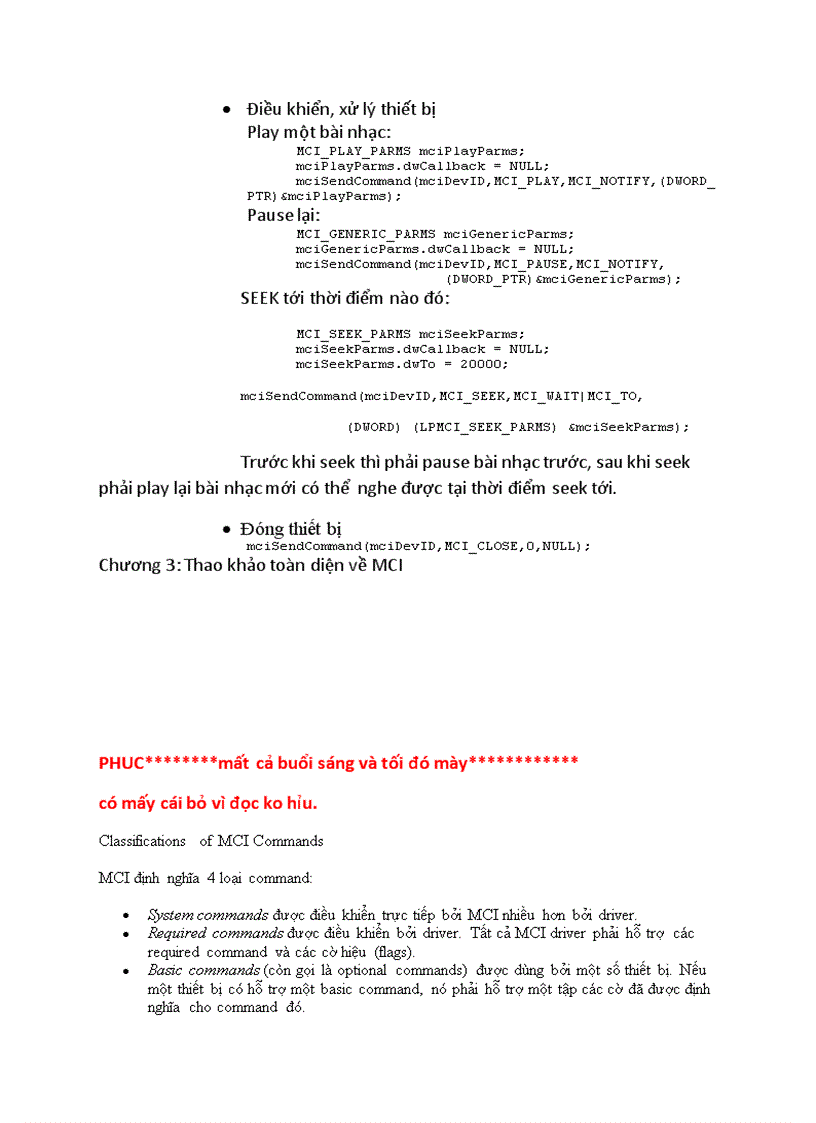 image for page Lập trình C GUI Chơi nhạc và video vơi thư viện MCI của Microsoft