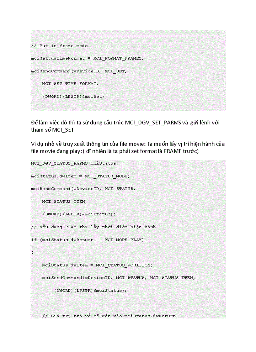 image for page Lập trình C GUI Chơi nhạc và video vơi thư viện MCI của Microsoft