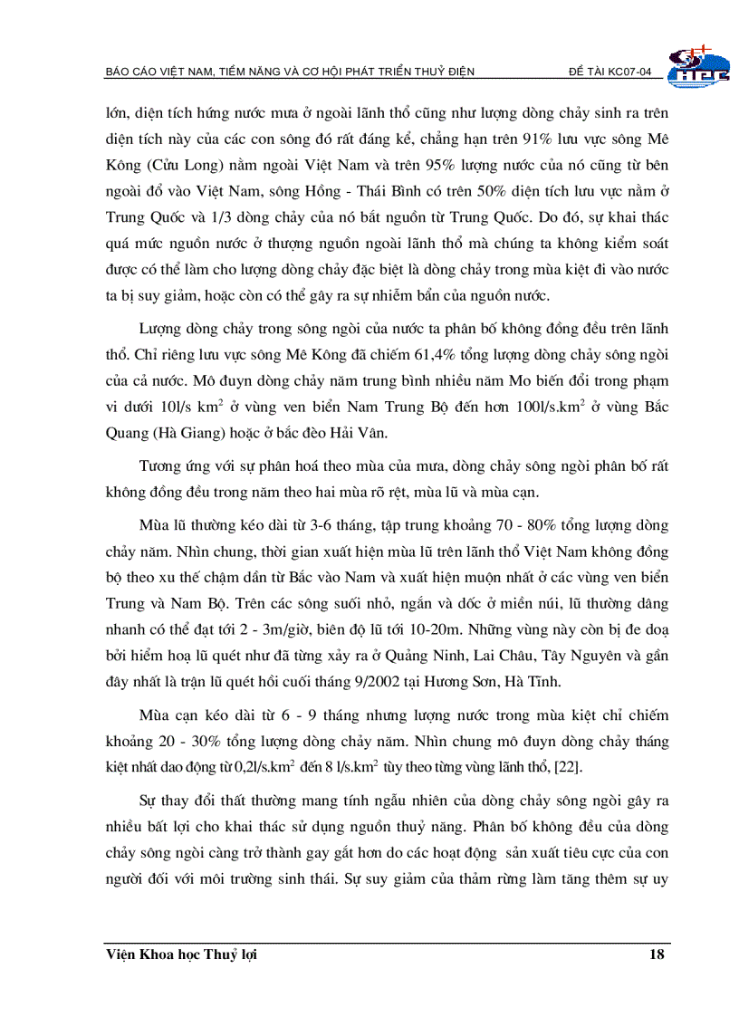 image for page Đánh giá tiềm năng hiện trạng nhu cầu năng lượng tái tạo và phương hướng phát triển công nghệ NLTT tại việt nam