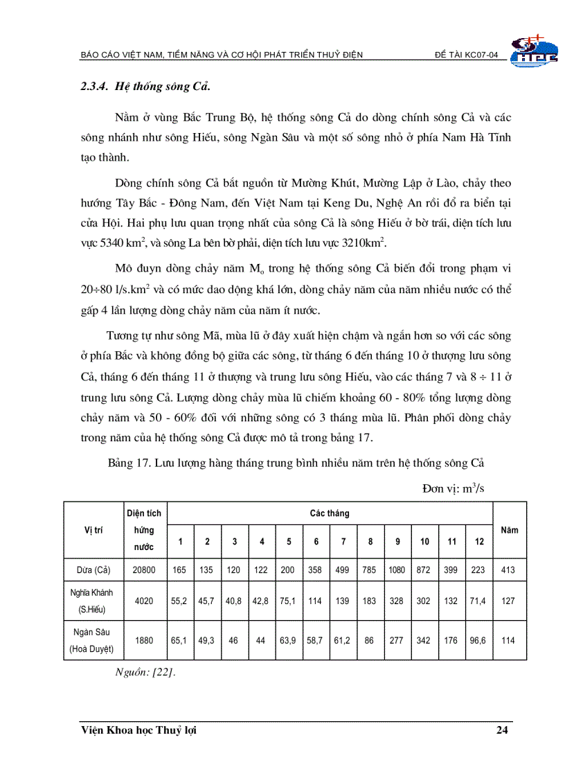 image for page Đánh giá tiềm năng hiện trạng nhu cầu năng lượng tái tạo và phương hướng phát triển công nghệ NLTT tại việt nam