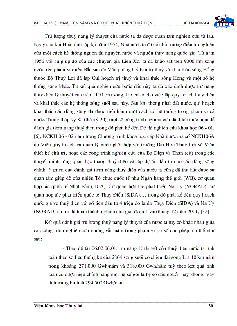 image for page Đánh giá tiềm năng hiện trạng nhu cầu năng lượng tái tạo và phương hướng phát triển công nghệ NLTT tại việt nam