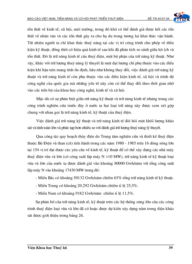 image for page Đánh giá tiềm năng hiện trạng nhu cầu năng lượng tái tạo và phương hướng phát triển công nghệ NLTT tại việt nam