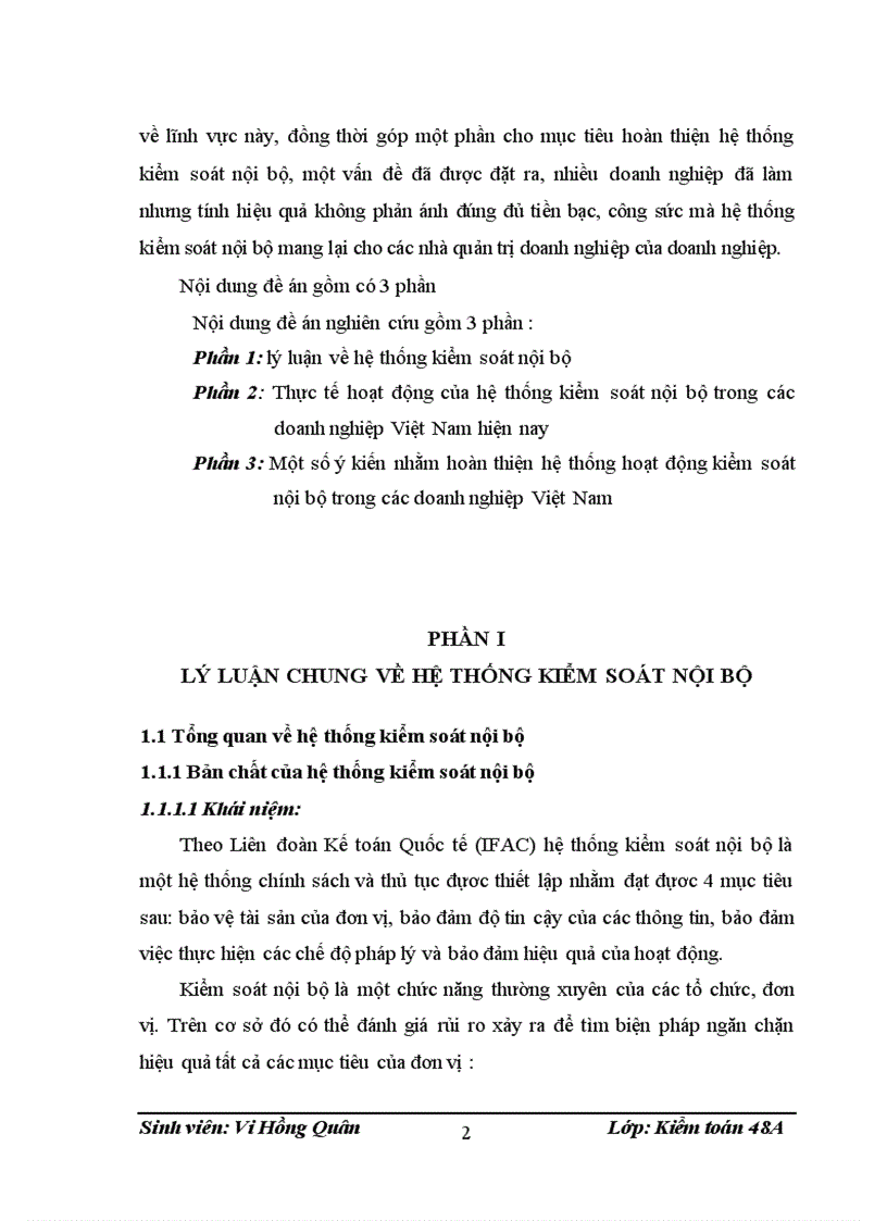 image for page Nghiên cứu hệ thống kiểm soát nội bộ trong doanh nghiệp Việt Nam hiện nay
