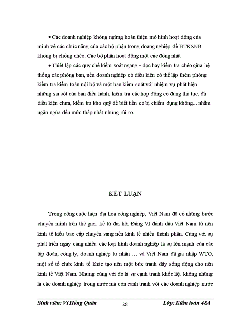 image for page Nghiên cứu hệ thống kiểm soát nội bộ trong doanh nghiệp Việt Nam hiện nay