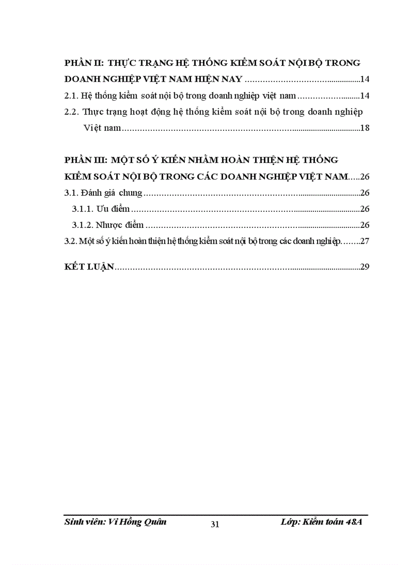 image for page Nghiên cứu hệ thống kiểm soát nội bộ trong doanh nghiệp Việt Nam hiện nay