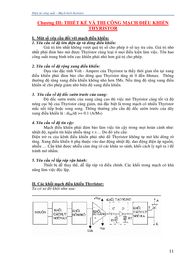 image for page Thiết kế và thi công mạch kích Thyristor chỉnh lưu hình tia 1 pha Có kèm mạch in thiết kế
