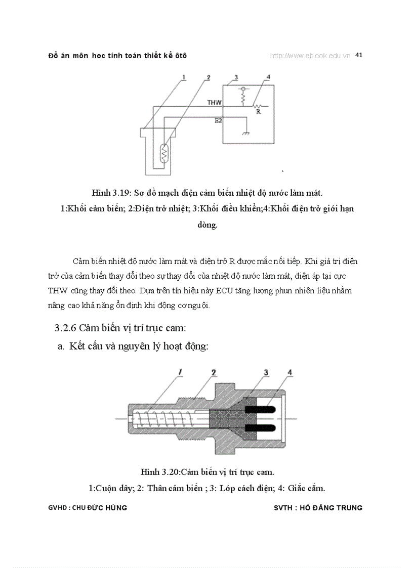 image for page TÍNH TOÁN THIẾT KẾ Ô TÔ Hệ thống phun xăng điện tử EFI Thuyết minh bản vẽ
