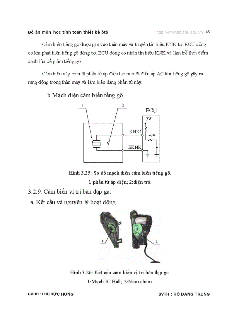 image for page TÍNH TOÁN THIẾT KẾ Ô TÔ Hệ thống phun xăng điện tử EFI Thuyết minh bản vẽ