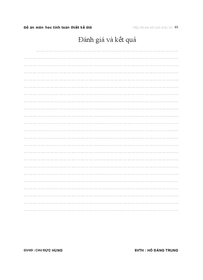 image for page TÍNH TOÁN THIẾT KẾ Ô TÔ Hệ thống phun xăng điện tử EFI Thuyết minh bản vẽ