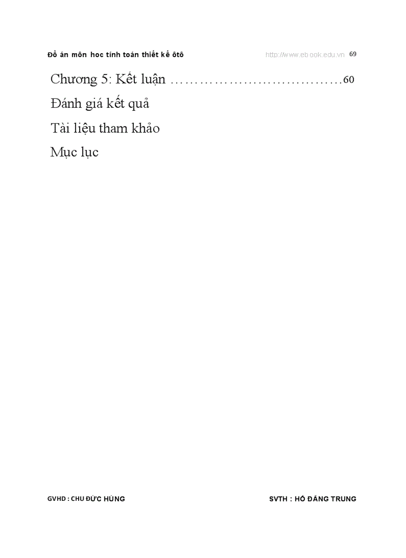 image for page TÍNH TOÁN THIẾT KẾ Ô TÔ Hệ thống phun xăng điện tử EFI Thuyết minh bản vẽ